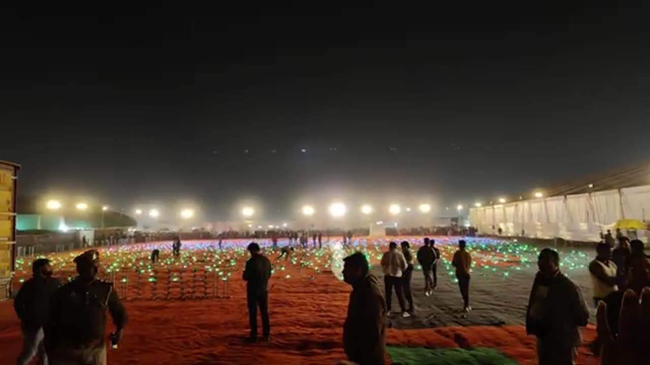 Amazing world famous drone light show
