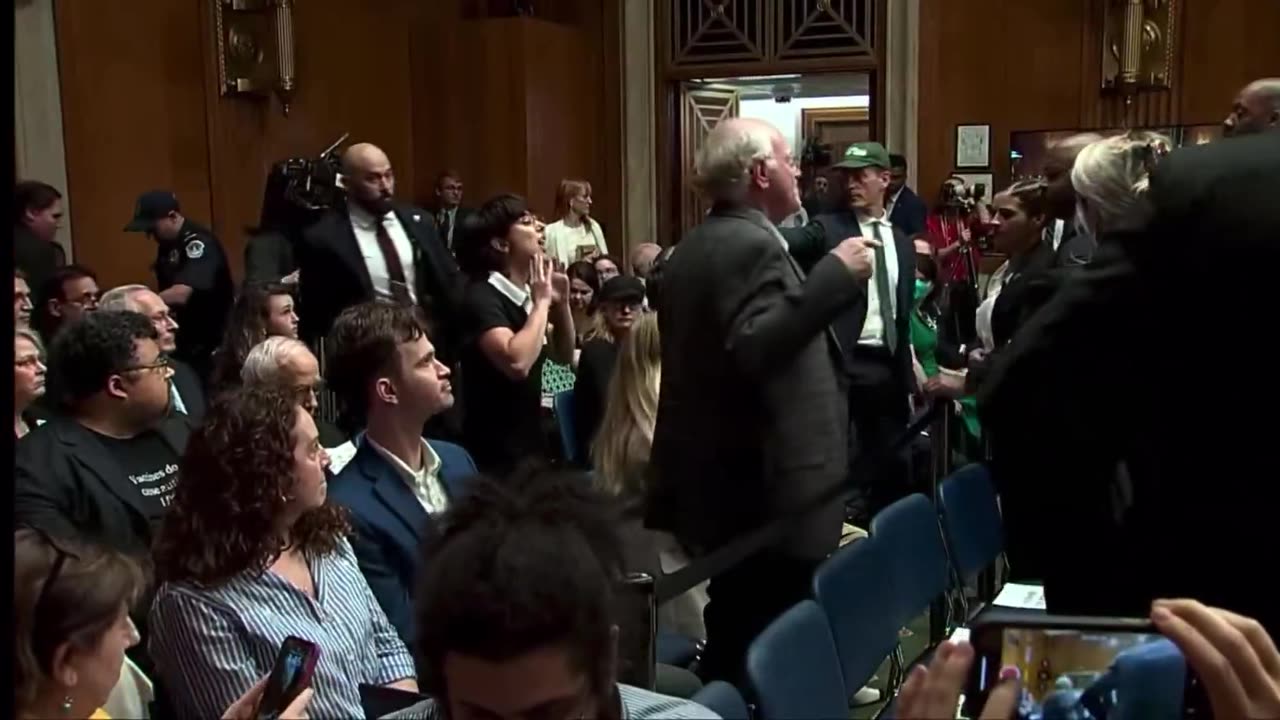 'RFK kills people!' Watch as police drag protesters from Senate health hearing