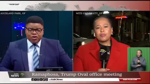 SA-US Relations WITS students react to Ramaphosa, Trump Oval office meeting
