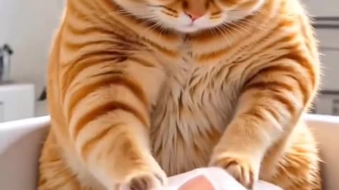 Epic Forest Duel_ Cat with a Bat vs. Curious Bunny(1080P_HD)(720P_60FPS)