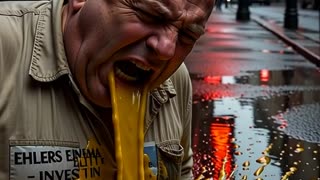 WHEN THE MARKET CRASHES FROM A SINGLE, PERFECTLY AIMED VOMIT. 🤮📉