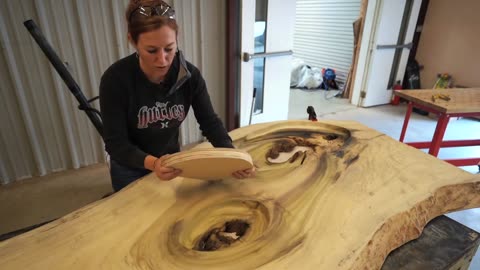 Crafting a Stunning River Table in Just 48 Hours for a Great Cause