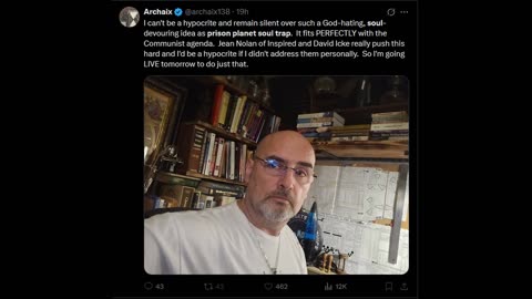 Jason "Archaix" Breshears, is coming for us. "The Soul Trap fits PERFECTLY with the Communist agenda."