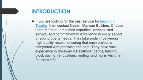 Best fencing in Tyseley