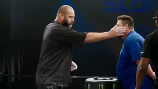 The Man Was Knocked Out On His Feet!