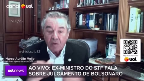 ESTRANHÍSSIMO! "Estive no STF durante 31 anos e jamais julgamos em turma processo crime. Alguma coisa está errada!", afirma Marco Aurélio.