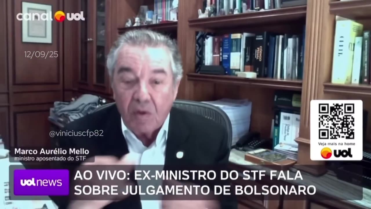 ESTRANHÍSSIMO! "Estive no STF durante 31 anos e jamais julgamos em turma processo crime. Alguma coisa está errada!", afirma Marco Aurélio.