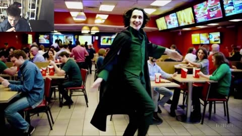Outtake #3,057 Of Severus Snape From Harry Potter Series Is Dancing At A McDonald's Restaurant Fake