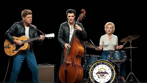 JFK TRIO - ROCK N ROLL PRESIDENT