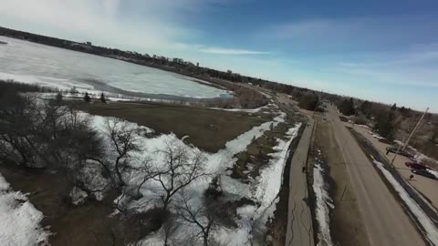 Drone over head