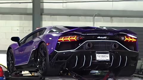 LAMBORGHINI AVENTARDOR HITS THE DYNO #trending #lamborghinni #lamborghini #dyno #dynotest #shorts