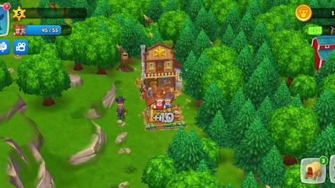 Watering crops in farm games