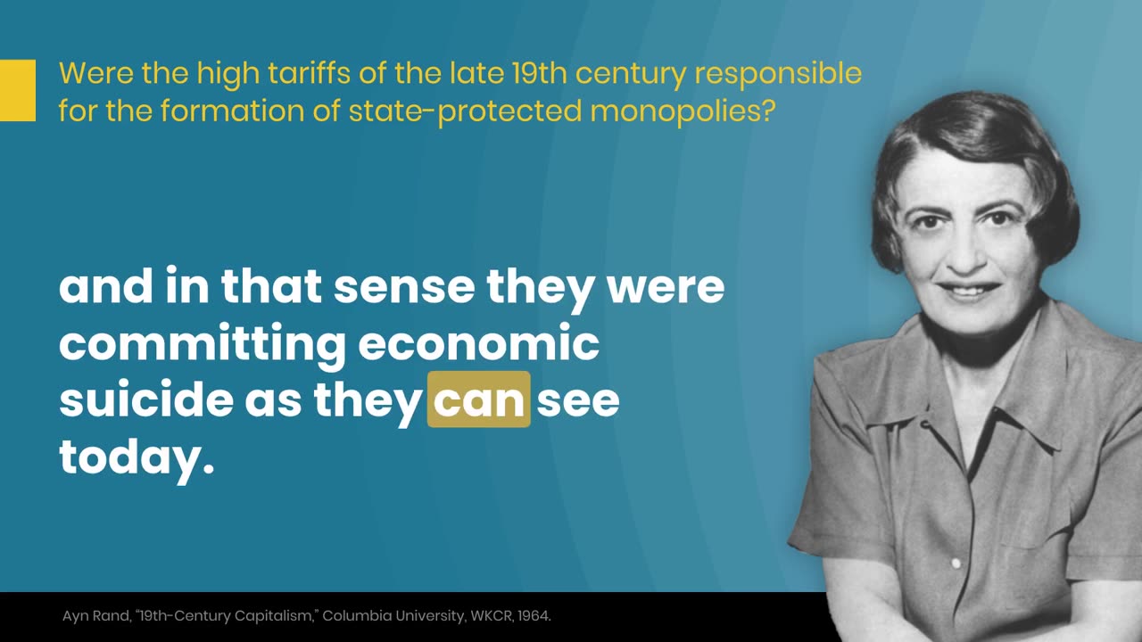 [2025-04-10] Ayn Rand on Tariffs and Capitalism