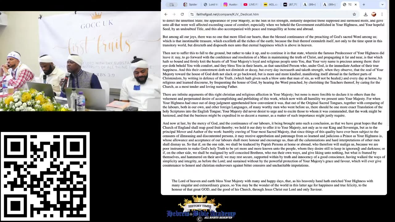 GOCC: ENGLANDFIRST FRUITS - We Must Stand Until the end -