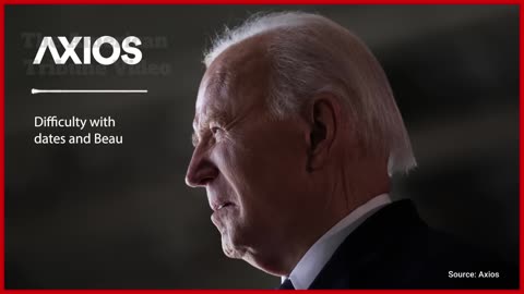 Leaked Biden-Hur Interview Tape Shows President Unable to Remember When His Son Died