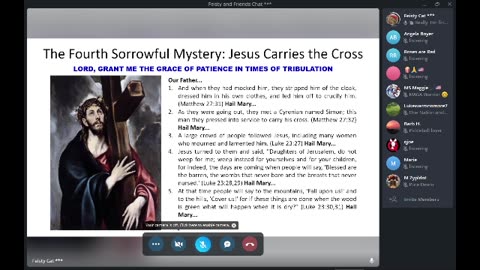 Feisty's 8 PM (Eastern) Scriptural Rosary