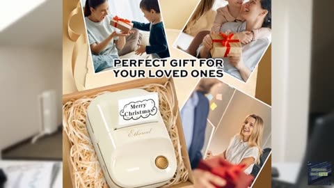 2 Inch Bluetooth Thermal Label Maker Machine - Inkless Portable Label Printer w/