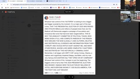 Nino & Juan - BOMBSHELL! Trump Posts CRYPTIC REVELATIONS...5-17-25