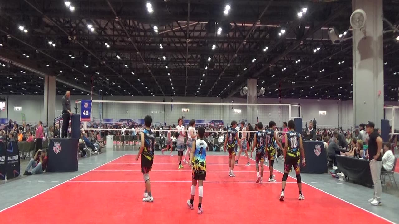 2025 AAU Boys National Volleyball Championships Riptide vs SERV 18 Wolves