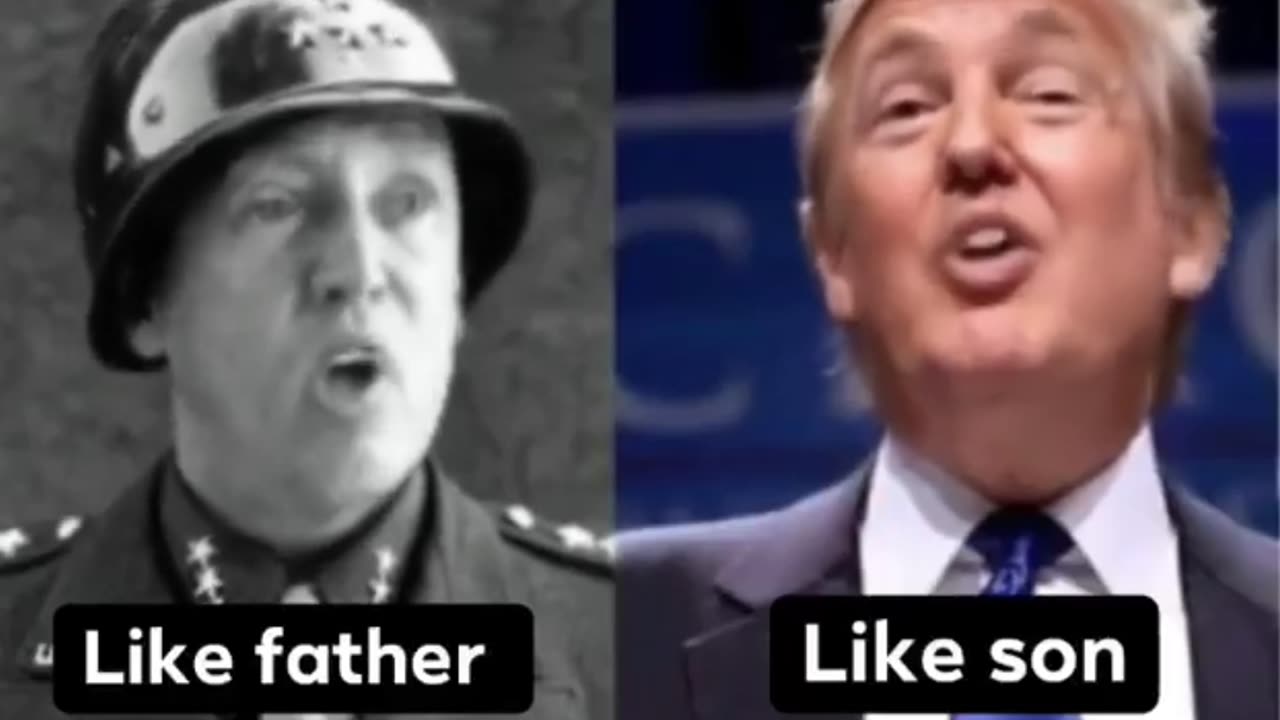 Patton Trump Father Son
