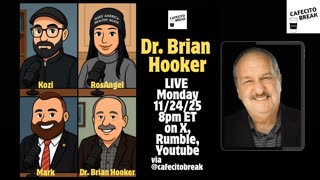 Dr. Brian Hooker - CDC Update, Autism and Vaccines w/ RA, Kozi & Mark LIVE 11/24 8pm ET