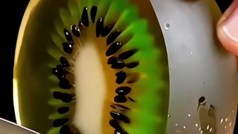 ✨ Glass Kiwi Slicing ASMR | Relaxing Fruit Cutting Sounds 🍉🥝🍋