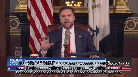 JD Vance over Charlie Kirk - ter ere