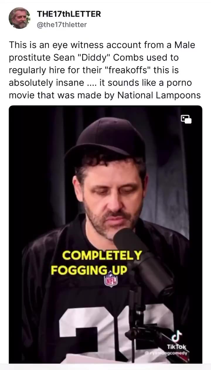 Diddy’s Freak Off’s Were Absolutely Insane