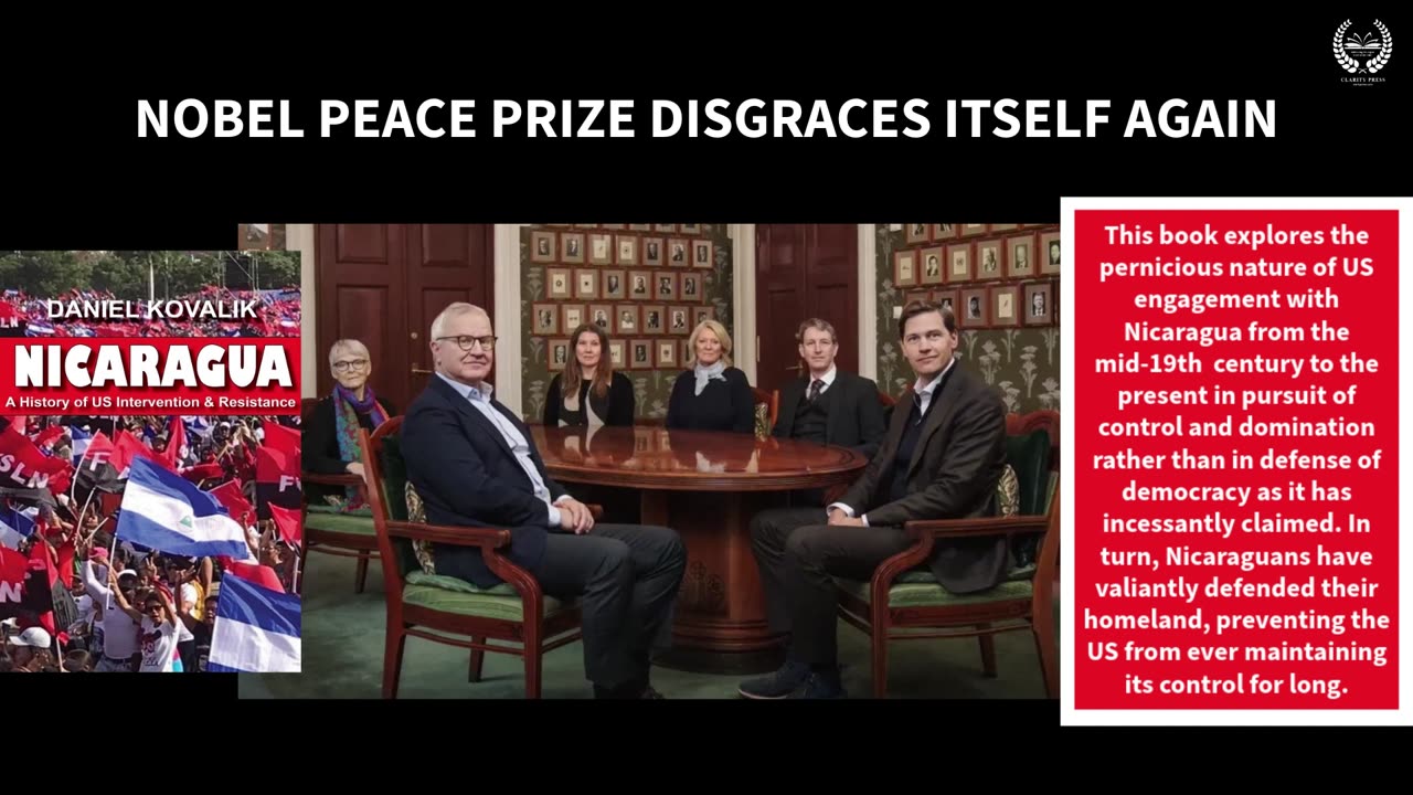 NOBEL PEACE PRIZE DISGRACES ITSELF AGAIN