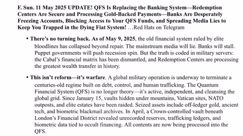 WTPN SITUATION UPDATE FEATURING RESTORED REPUBLIC 5-13-25