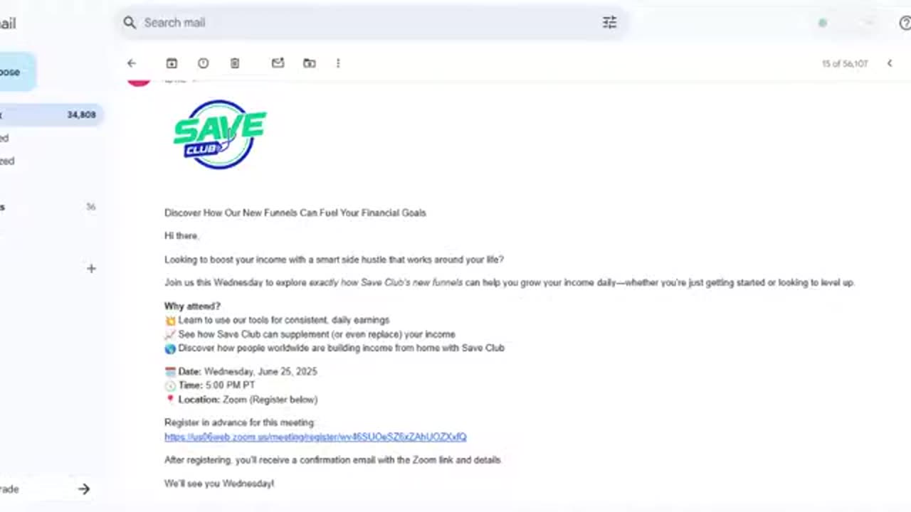 Ready to Grow Your Income Daily? Don't Miss The Wednesday Save Club Webinar