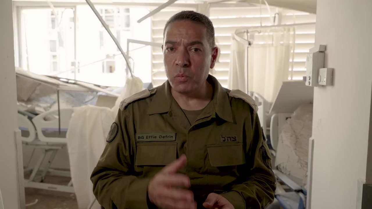 📍Operational Update from Soroka Hospital by IDF Spokesperson BG Effie Defrin: