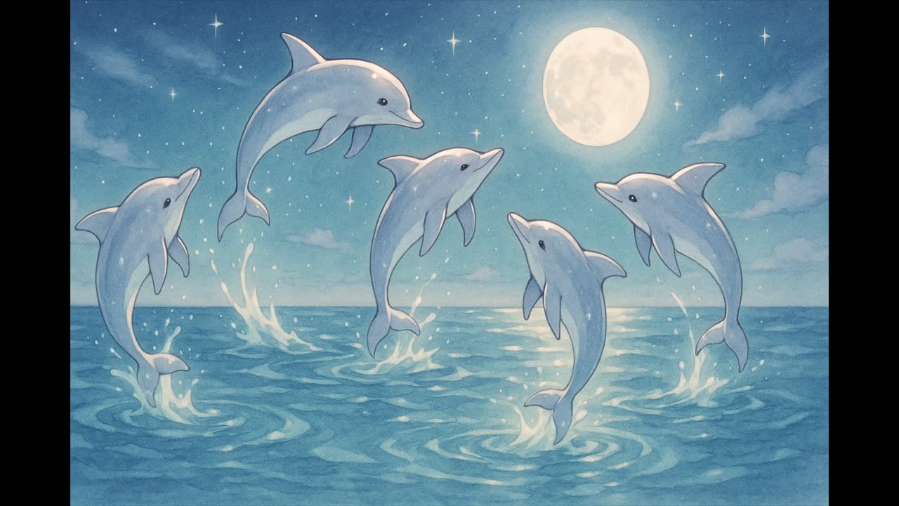 Midnight dolphins V3