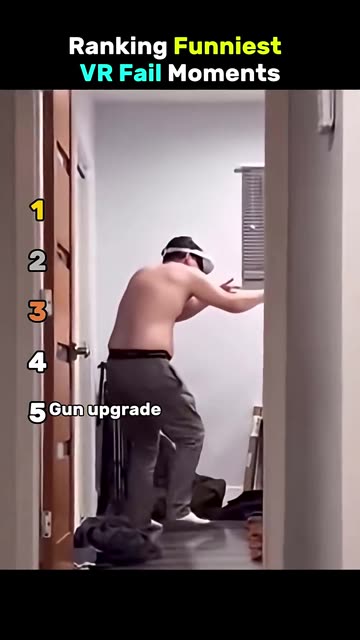 Ranking Funniest VR Fail Moments 🎮🤭😂😂