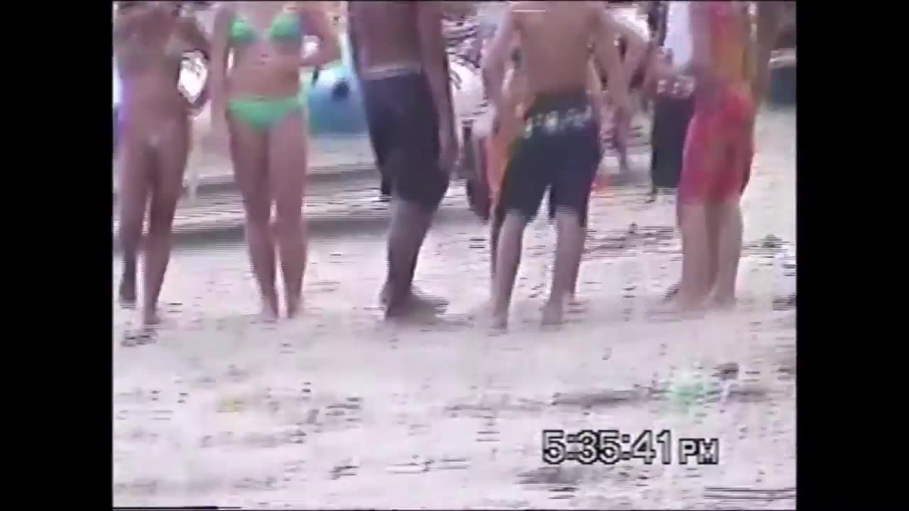 Janice and I walking The Shore