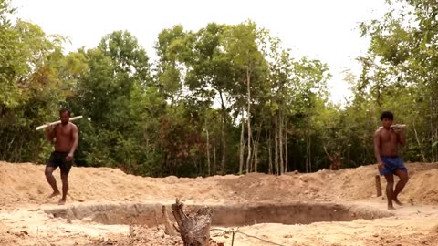 Building Most Fantastic Underground House By Craftsmanship