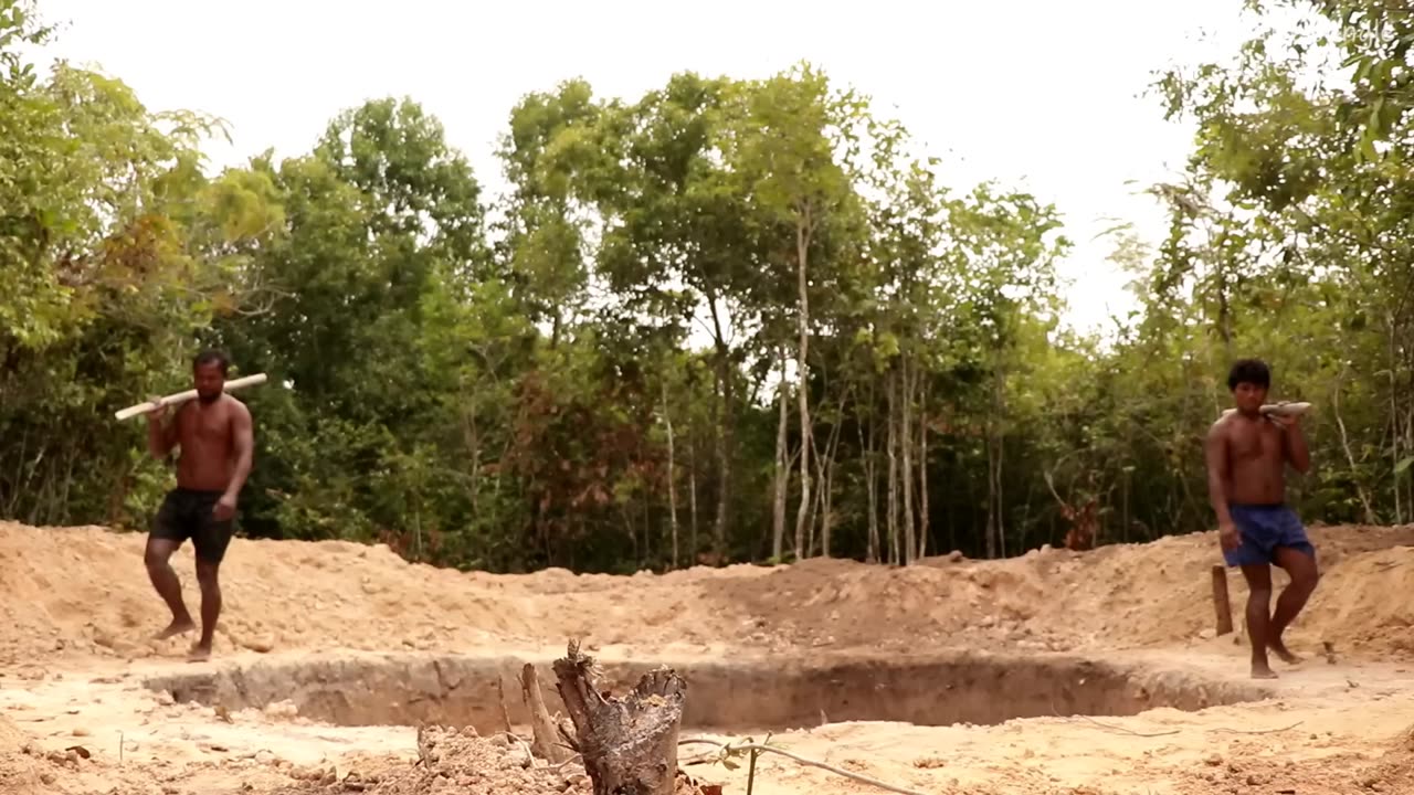 Building Most Fantastic Underground House By Craftsmanship