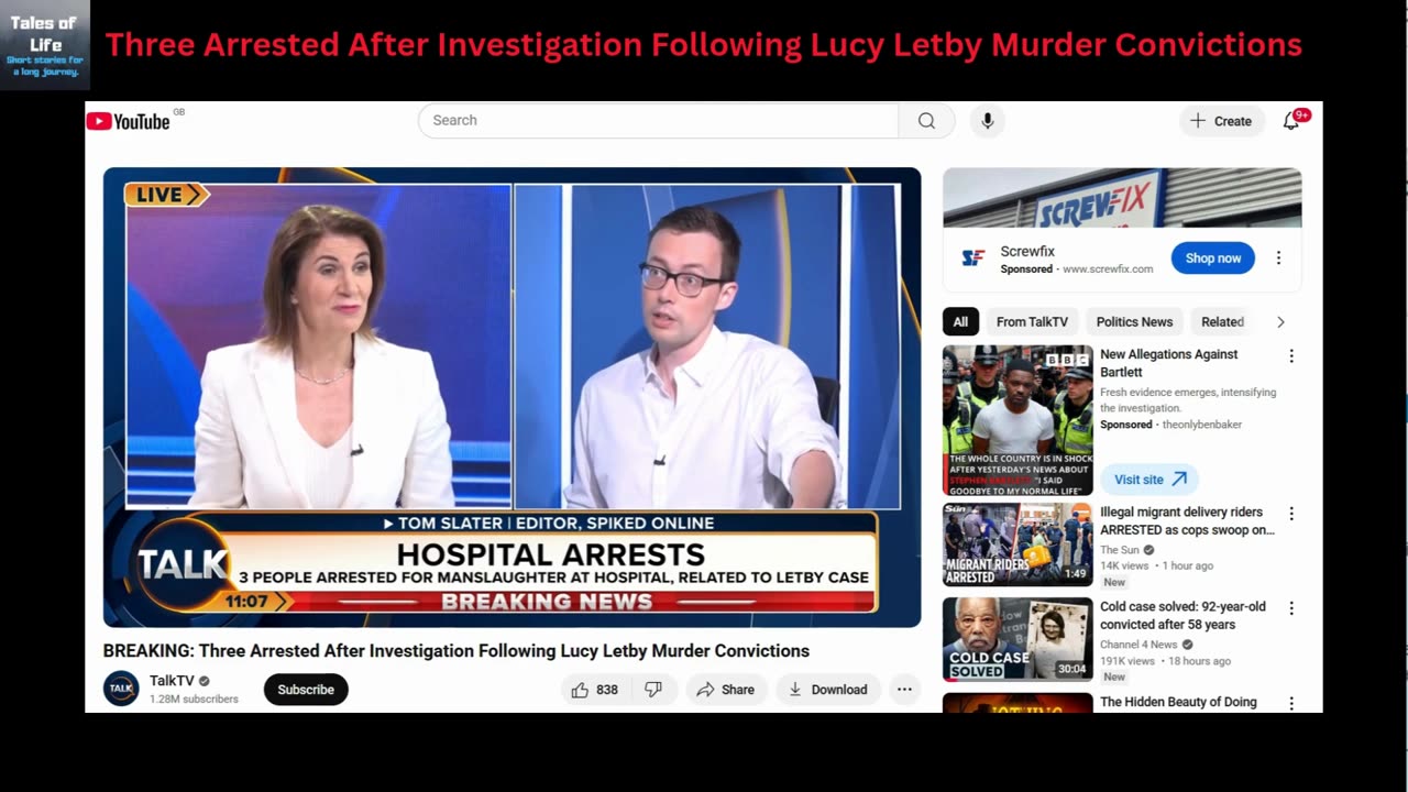 Three Arrested After Investigation Following Lucy Letby Murder Convictions