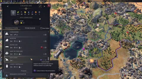 Official Pangea, World War, Immortal - Sid Meier's Civilization 7