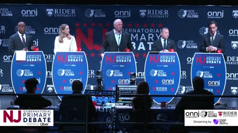 New Jersey Democratic Gubernatorial Primary Debate, Presented by Uber – Live