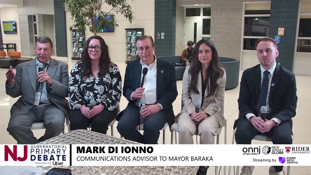 New Jersey Democratic Gubernatorial Primary Debate, Presented by Uber – Live