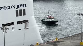 LIVE: Departure cruise ship NORWEGIAN JEWEL Ponta Delgada, Sao Miguel Azores Portugal - 20.10.2025