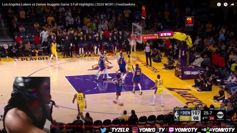LAKERS FAN REACTS TO GAME 3 LAKERS VS NUGGETS