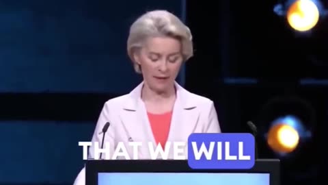 Ursula von der Leyen compares free speech to a virus, suggesting censorship is its vaccine.