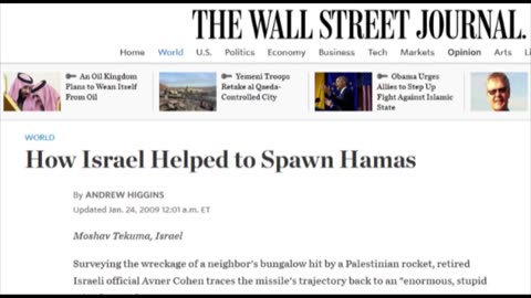 HAMAS – Israeli Zionist-Controlled Opposition Group (Part 01)