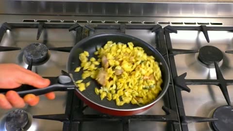 Cooking Pasta And Daily routine Food