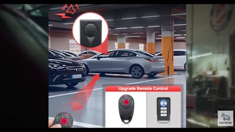 Car Vibration Sound & Light Alarm with Remote, ELECTOP 108dB Automobile Anti-The