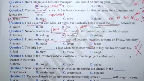 13. Dự đoán câu hỏi IDIOMs trong đề thi (Buổi 3)