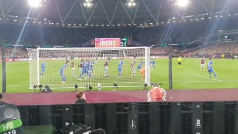 West Ham United vs AZ Alkmaar (goal Michail Antonio)
