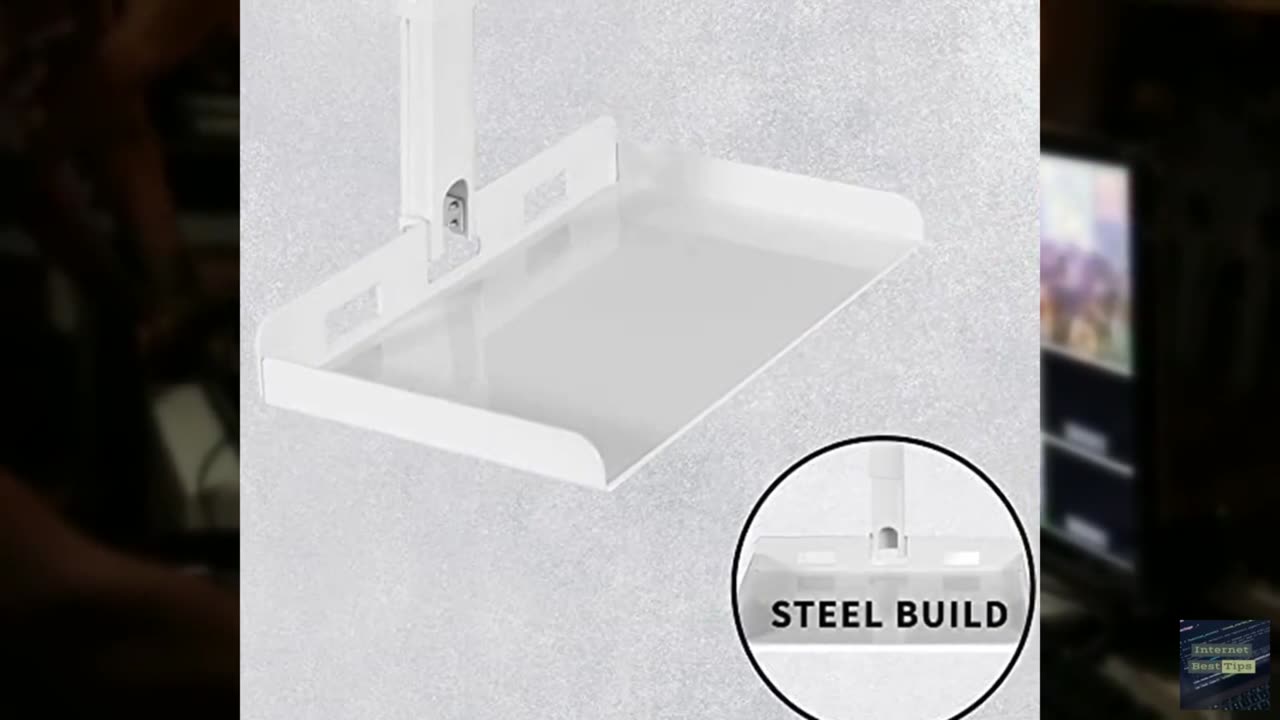 VIVO Universal Ceiling Extending Projector Tray Mount, Height Adjustable Project